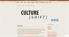 Desktop Screenshot of bccultureshift.wordpress.com