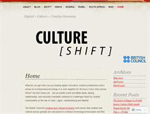 Tablet Screenshot of bccultureshift.wordpress.com