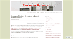 Desktop Screenshot of alecbadenoch.wordpress.com