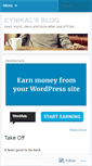 Mobile Screenshot of cynikalmusic.wordpress.com