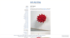 Desktop Screenshot of dukduk.wordpress.com