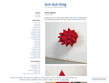 Tablet Screenshot of dukduk.wordpress.com