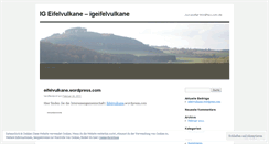 Desktop Screenshot of igeifelvulkane.wordpress.com