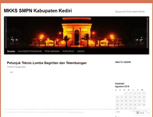 Tablet Screenshot of mkkssmpnkabkediri.wordpress.com