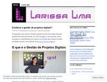 Tablet Screenshot of larissalima.wordpress.com