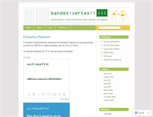 Tablet Screenshot of bandesvertes.wordpress.com