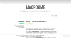 Desktop Screenshot of macroome.wordpress.com