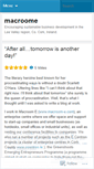 Mobile Screenshot of macroome.wordpress.com