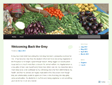 Tablet Screenshot of 2eatmealive.wordpress.com