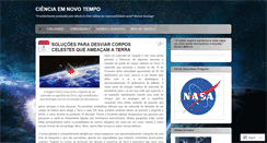 Desktop Screenshot of cienciaemnovotempo.wordpress.com