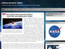 Tablet Screenshot of cienciaemnovotempo.wordpress.com