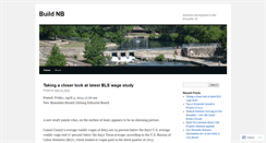 Desktop Screenshot of buildnb.wordpress.com