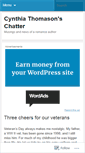 Mobile Screenshot of cynthiathomason.wordpress.com