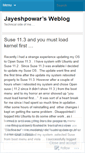 Mobile Screenshot of jayeshpowar.wordpress.com