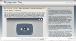Desktop Screenshot of newagemusicblog.wordpress.com