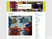 Tablet Screenshot of bottleandball.wordpress.com