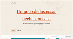 Desktop Screenshot of manualidadescarmita.wordpress.com