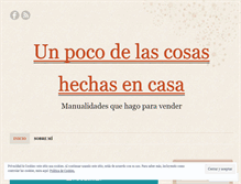 Tablet Screenshot of manualidadescarmita.wordpress.com