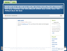 Tablet Screenshot of hdhiziizle.wordpress.com