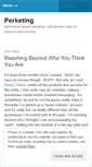 Mobile Screenshot of perketing.wordpress.com