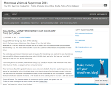 Tablet Screenshot of motocrossvideosupercross2011.wordpress.com