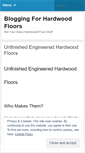 Mobile Screenshot of hardwoodflooringguy.wordpress.com