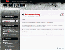 Tablet Screenshot of acarajecomrpg.wordpress.com