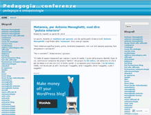 Tablet Screenshot of conferenze.wordpress.com