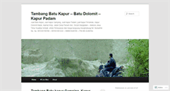 Desktop Screenshot of batukapurgamping.wordpress.com