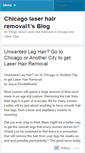 Mobile Screenshot of chicagolaserhairremoval1.wordpress.com