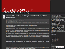 Tablet Screenshot of chicagolaserhairremoval1.wordpress.com