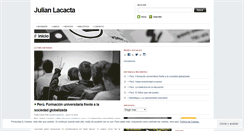 Desktop Screenshot of lacacta.wordpress.com