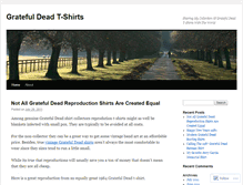 Tablet Screenshot of gratefuldeadtshirts.wordpress.com