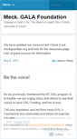 Mobile Screenshot of meckgala26.wordpress.com