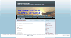Desktop Screenshot of faalgutierrezs.wordpress.com