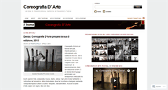 Desktop Screenshot of coreografiadarte.wordpress.com