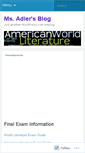 Mobile Screenshot of adlerdsa.wordpress.com