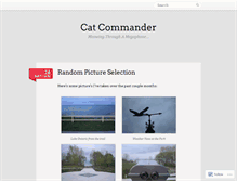 Tablet Screenshot of catcommander.wordpress.com