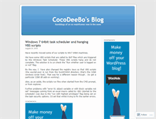 Tablet Screenshot of cocodeebo.wordpress.com