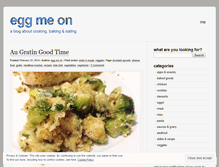 Tablet Screenshot of eggmeon.wordpress.com