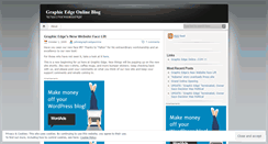 Desktop Screenshot of graphicedgeonline.wordpress.com