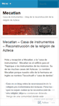 Mobile Screenshot of mecatlan.wordpress.com