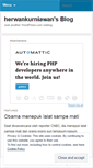 Mobile Screenshot of herwankurniawan.wordpress.com