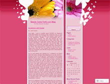 Tablet Screenshot of beautycomeforth.wordpress.com