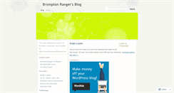 Desktop Screenshot of bromptonranger.wordpress.com