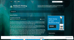 Desktop Screenshot of mrkhyd.wordpress.com