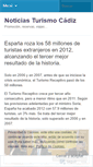 Mobile Screenshot of noticiasturismocadiz.wordpress.com