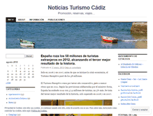 Tablet Screenshot of noticiasturismocadiz.wordpress.com