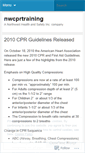Mobile Screenshot of nwcprtraining.wordpress.com