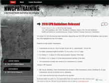 Tablet Screenshot of nwcprtraining.wordpress.com